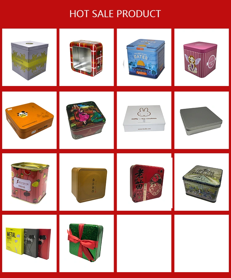 Square Gift Tin Box