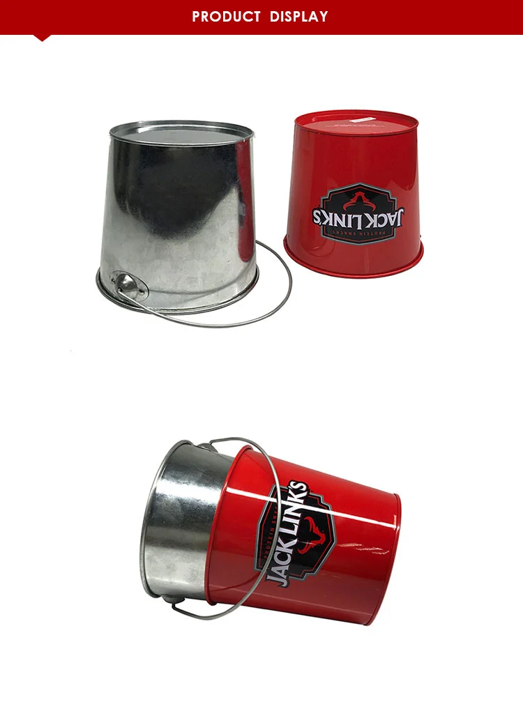 factory wholesale embossed logo metal tin ice bucket,Galvanized iron beer ice bucket