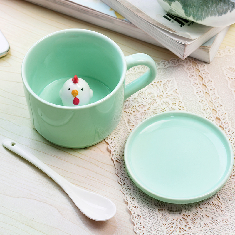3D Inner Cartoon porcelain mug manufacturer