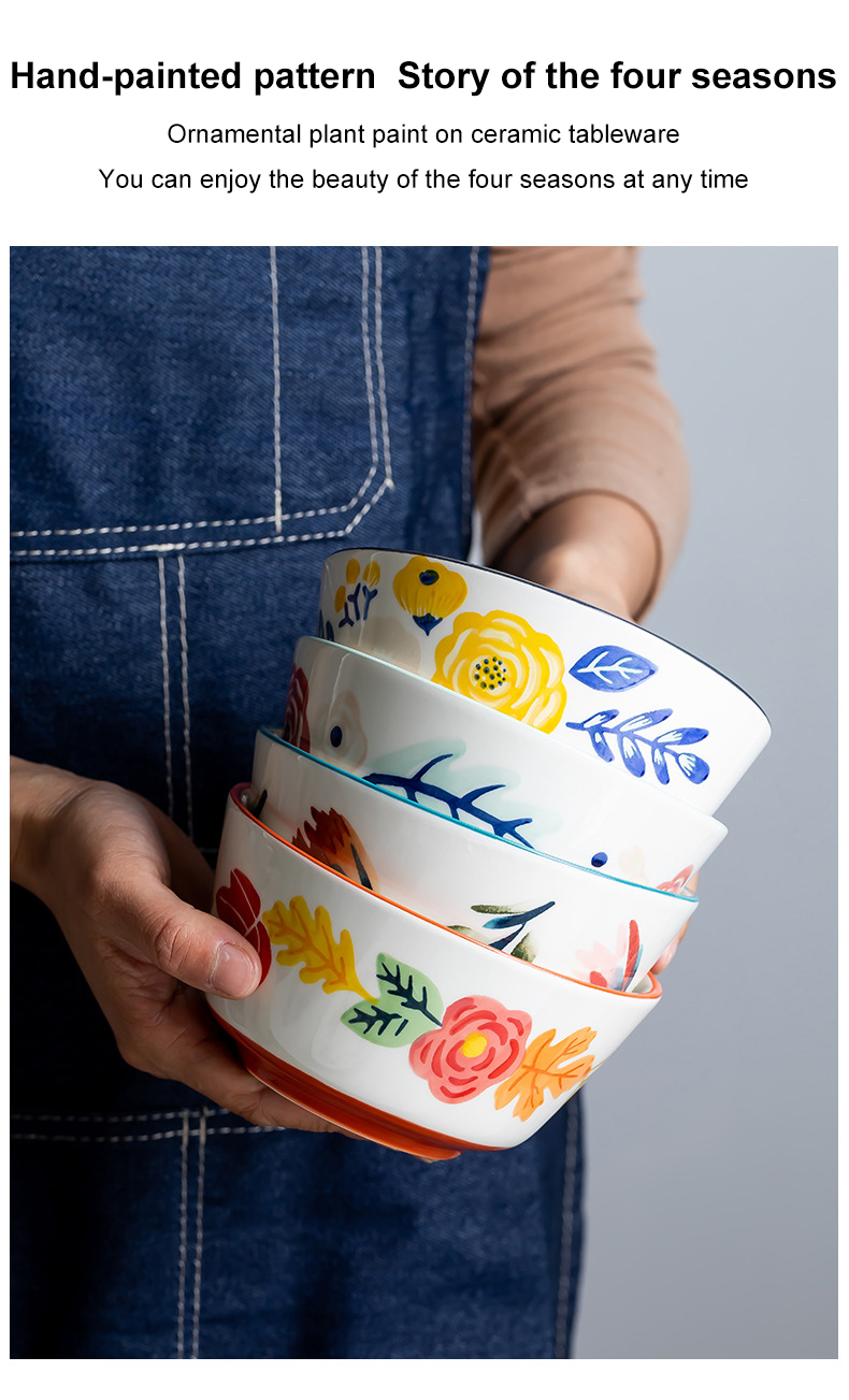 Flowers Pattern ceramic dinnerware manufacturer
