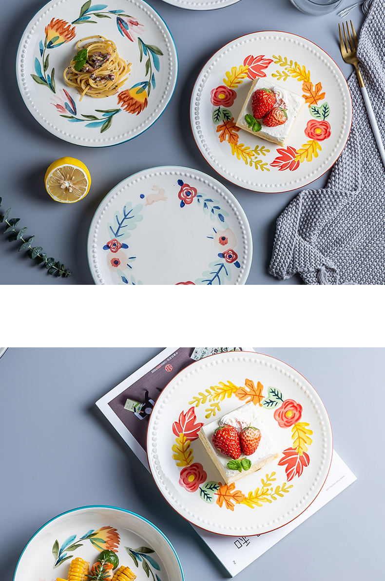 Flowers Pattern ceramic dinnerware manufacturer