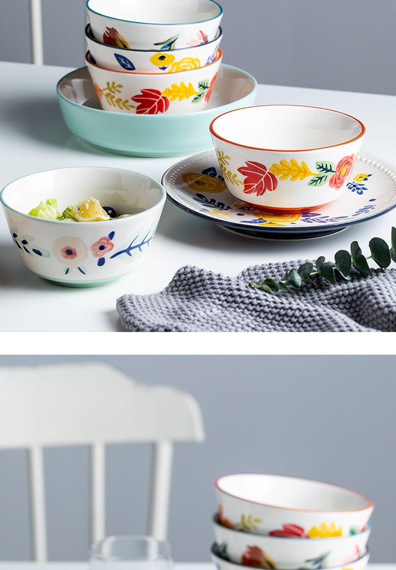 Flowers Pattern ceramic dinnerware manufacturer