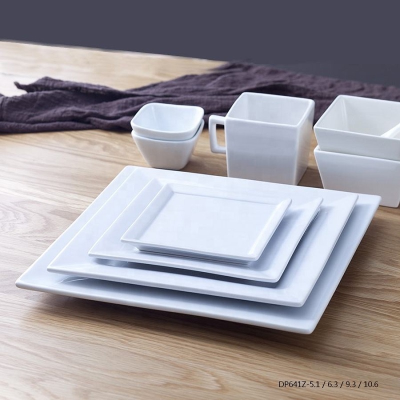 White Square porcelain dishes manufacturer