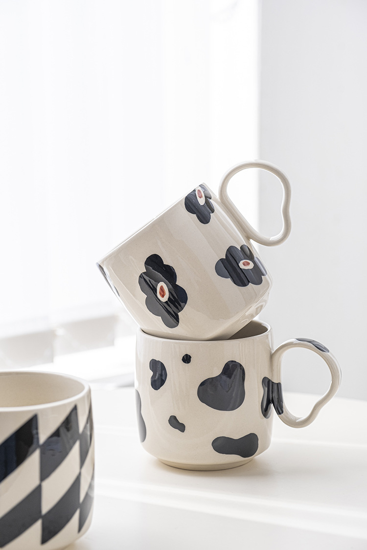 Cow Pattern porcelain mug manufacturer
