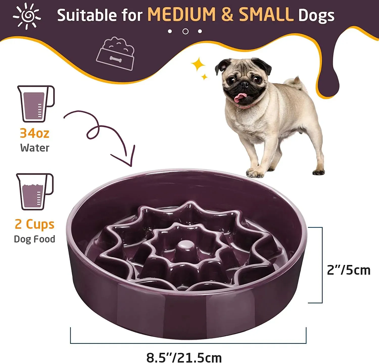 Multi Groove ceramic dog feeder manufacturer