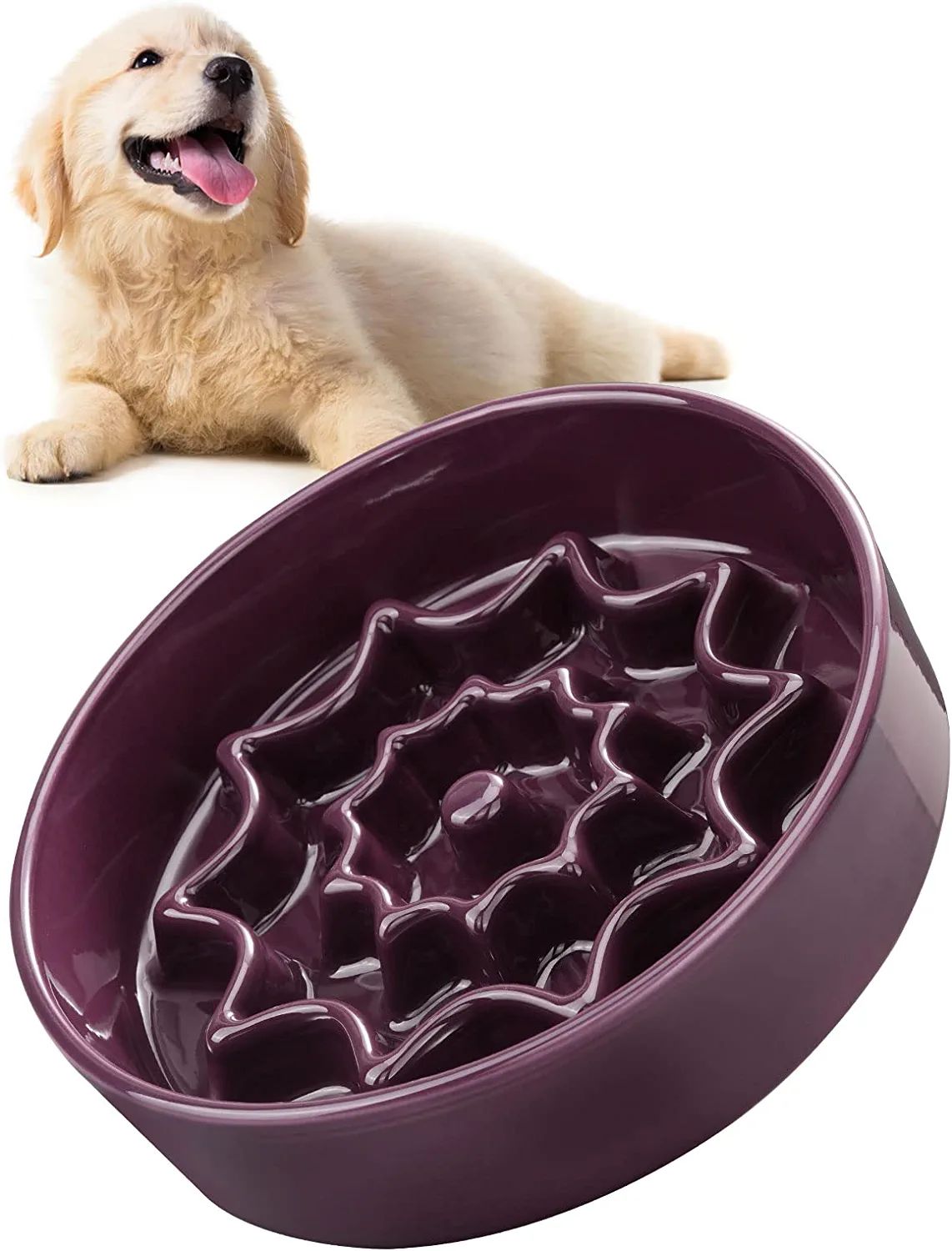 Multi Groove ceramic dog feeder manufacturer