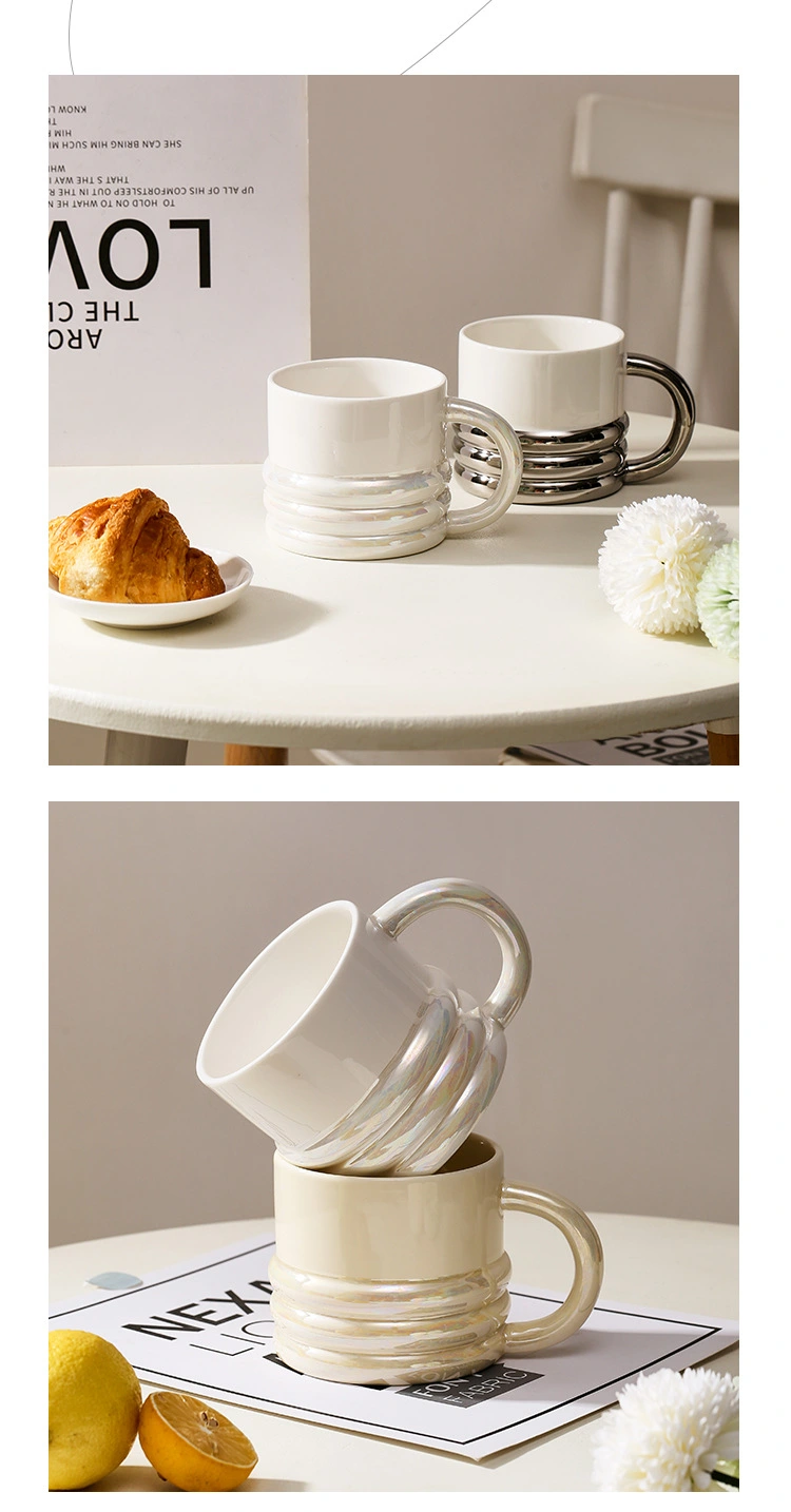 Electroplating ceramic cafe cup manufacturer