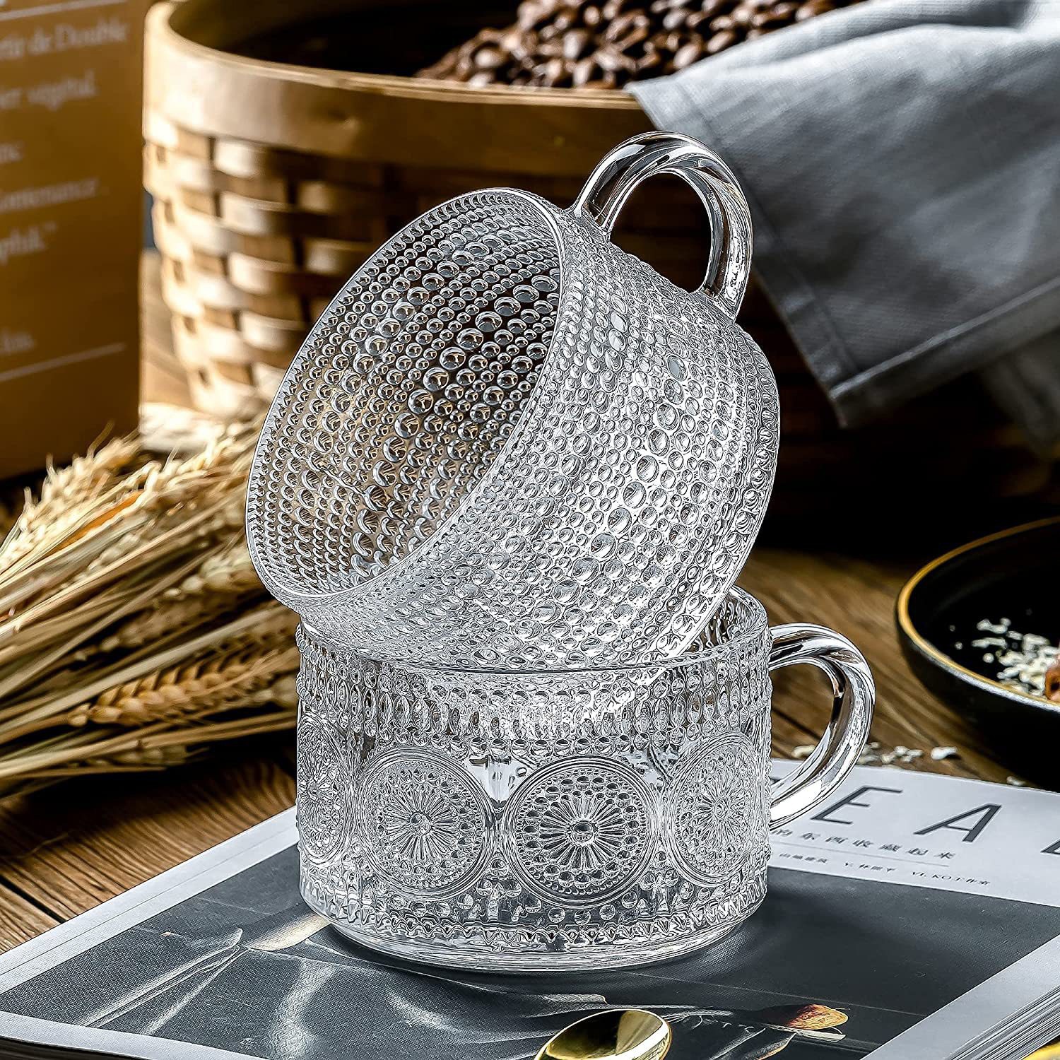 vintage coffee glass manufacturer