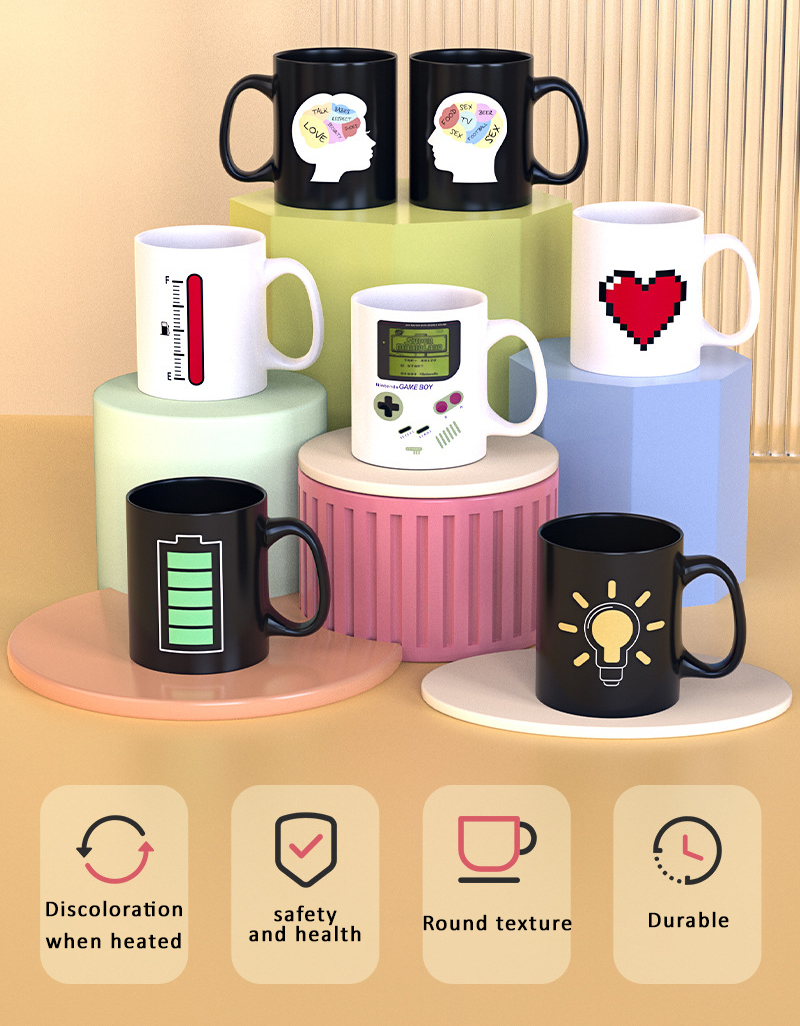 Color Changing ceramic cafe cup manufacturer
