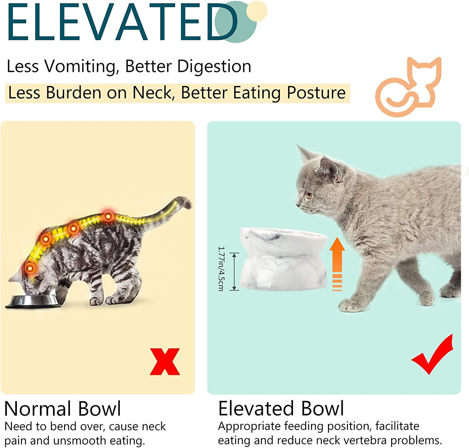 elevated ceramic cat bowl manufacturer
