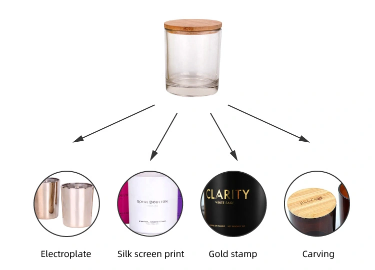 Empty Candle Cup With Lid manufacturer