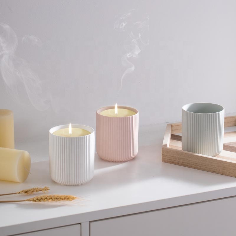 Nordic Minimalist Ceramic Candle Jar Manufacturer