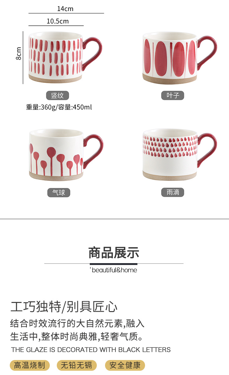Hand-Painted porcelain mug manufacturer