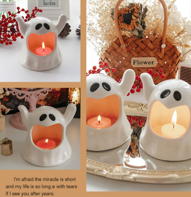 Funny Cute Ghost Candle Cup Manufacturer