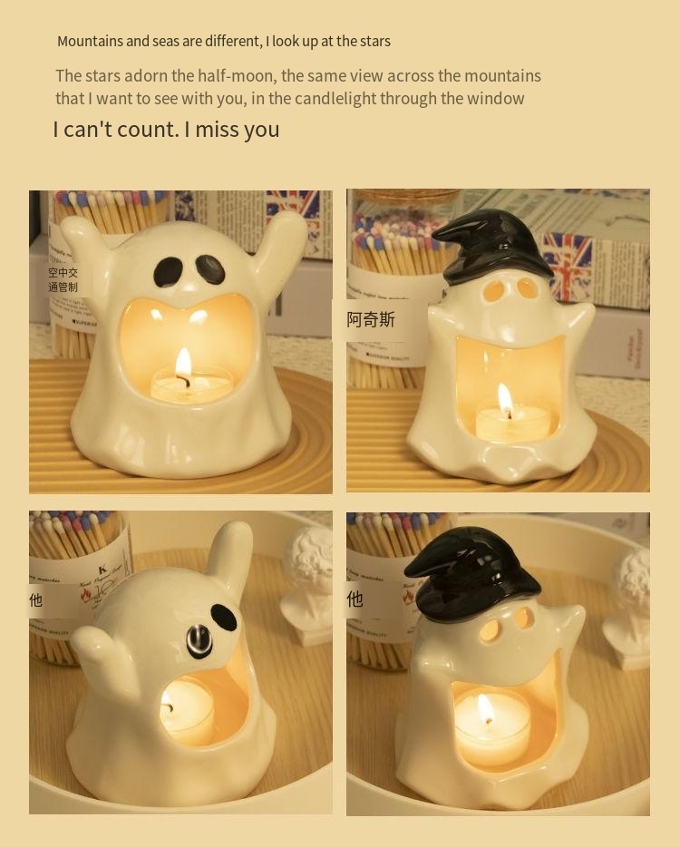 Funny Cute Ghost Candle Cup Manufacturer