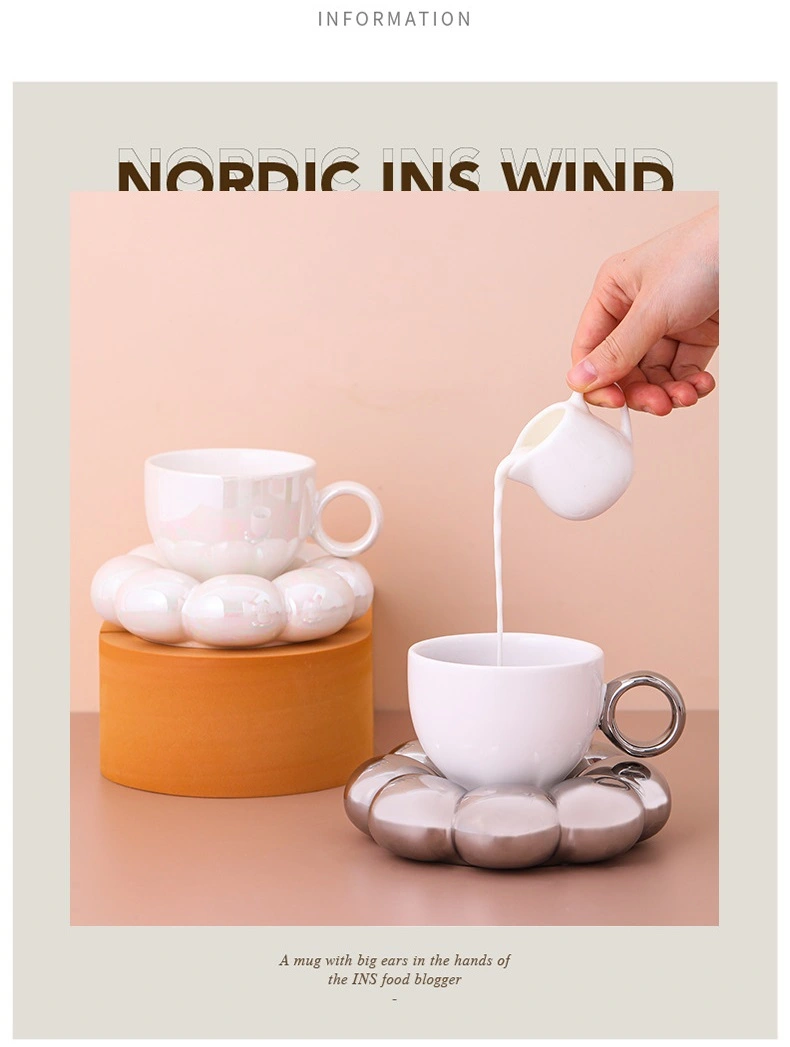 Macaron porcelain mug set manufacturer