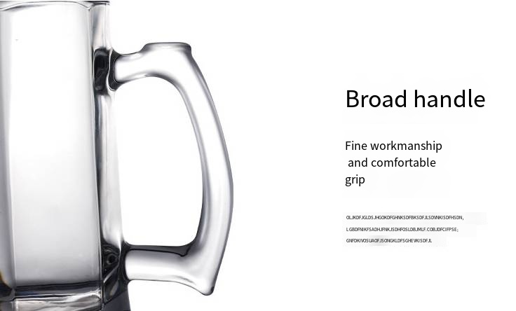 Thickened Crystal Beer-glass manufacturer