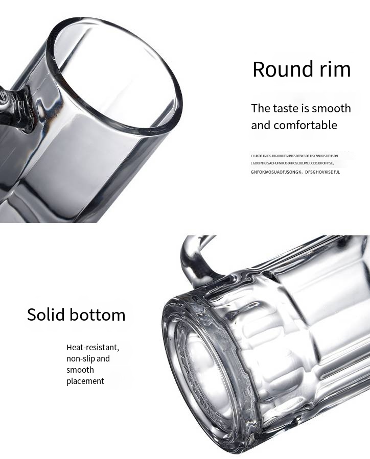 Thickened Crystal Beer-glass manufacturer