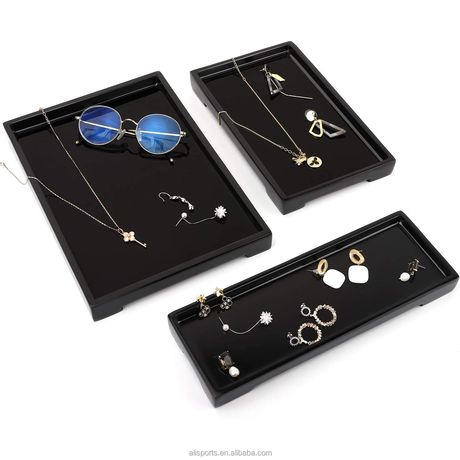 Black Jewelry Ring Tray manufacturer