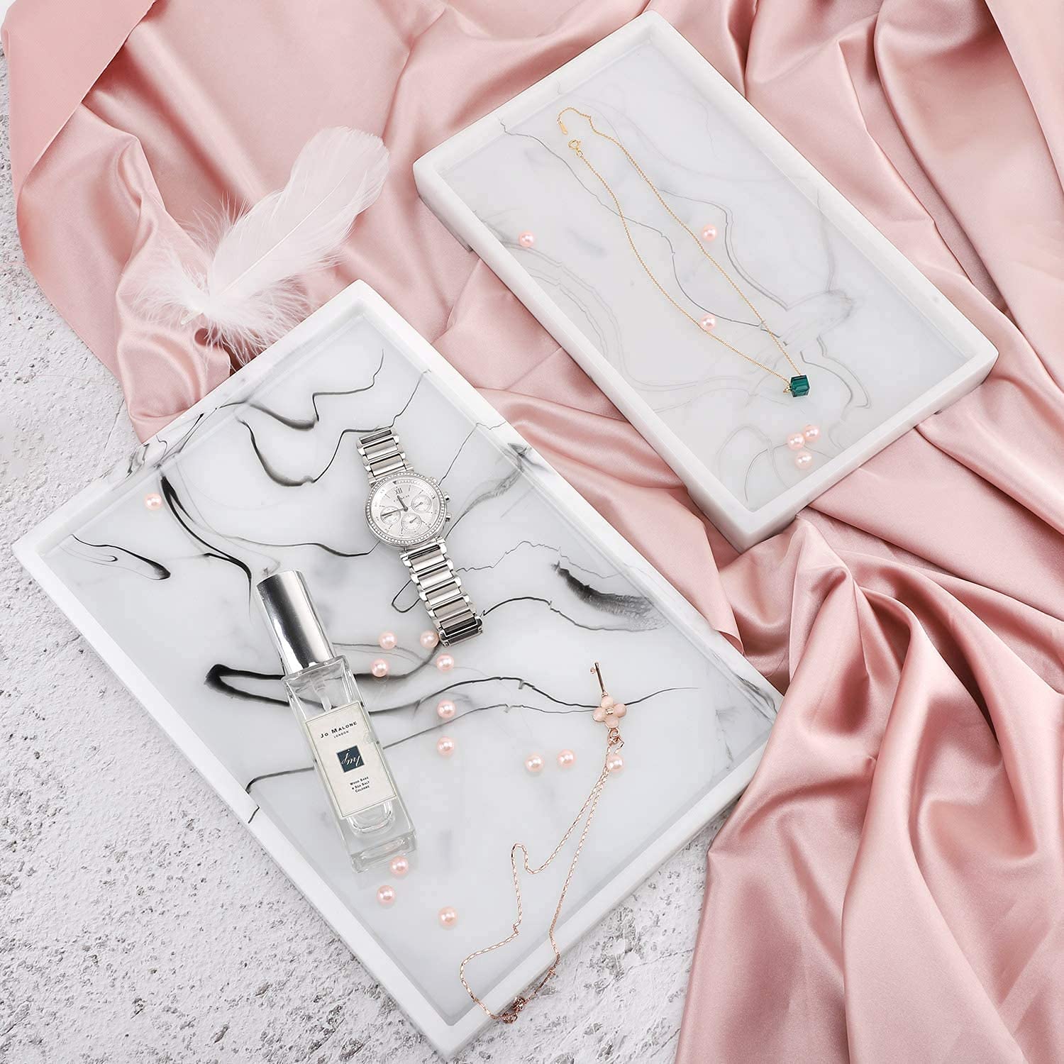 Footed Design Resin Jewelry Organizer manufacturer