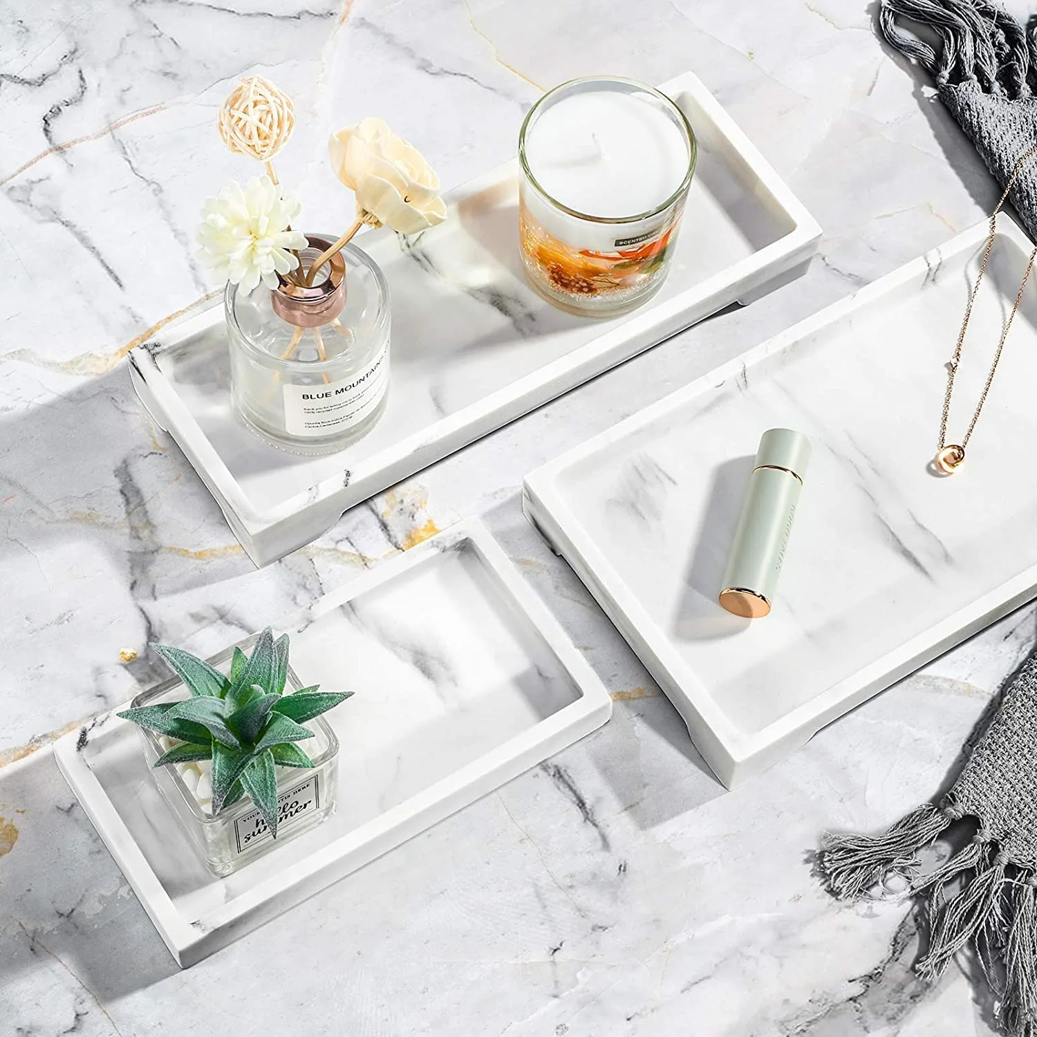 Footed Design Vanity Tray manufacturer