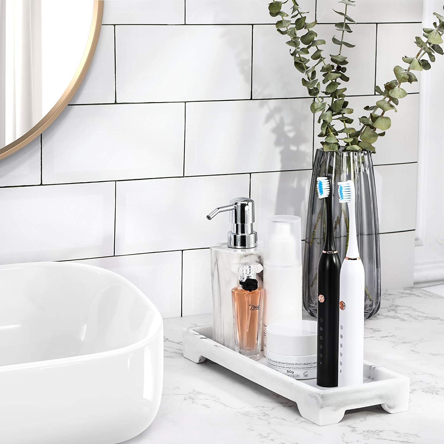 Footed Design Vanity Tray manufacturer