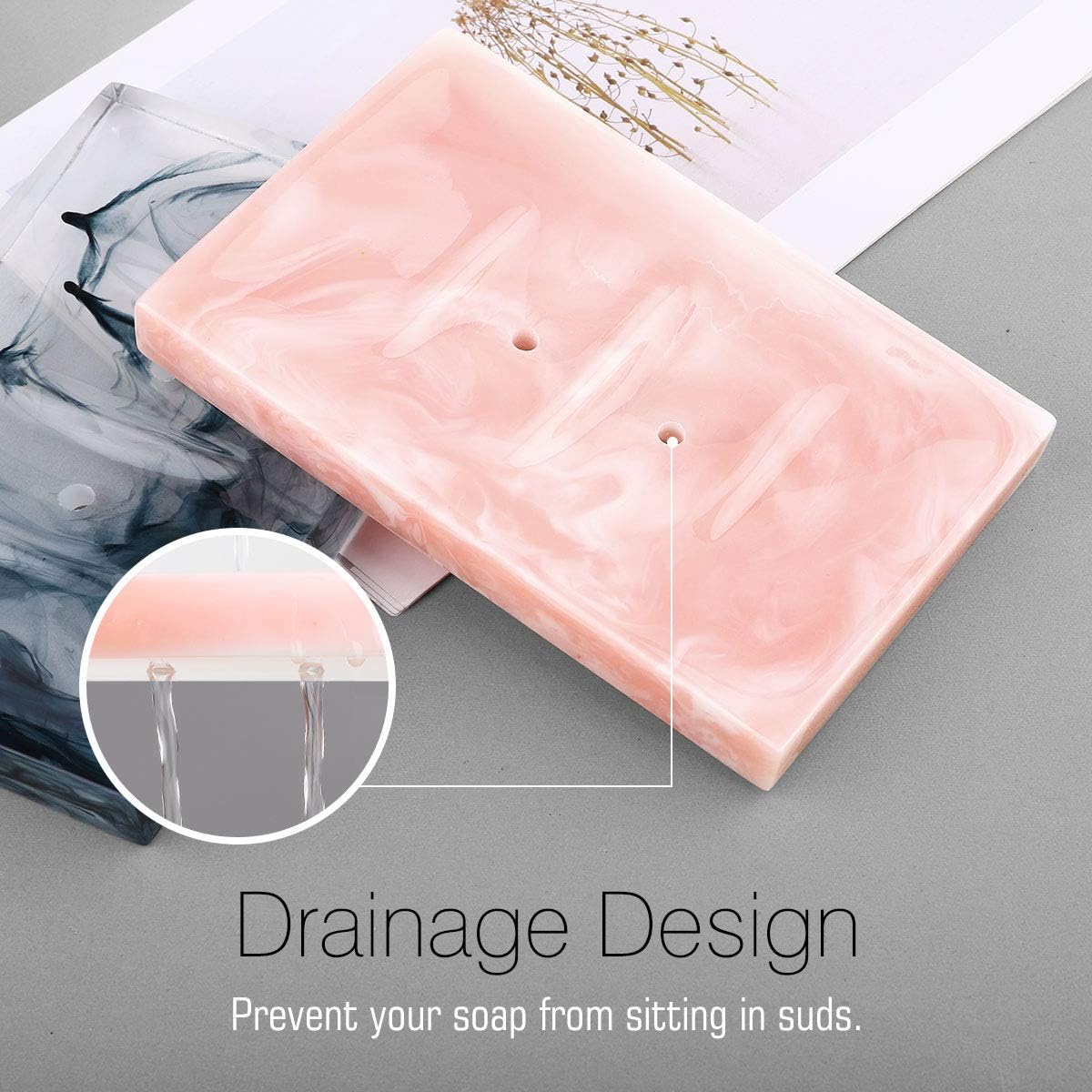Slotted Draining Design Bathroom Soap Dish manufacturer