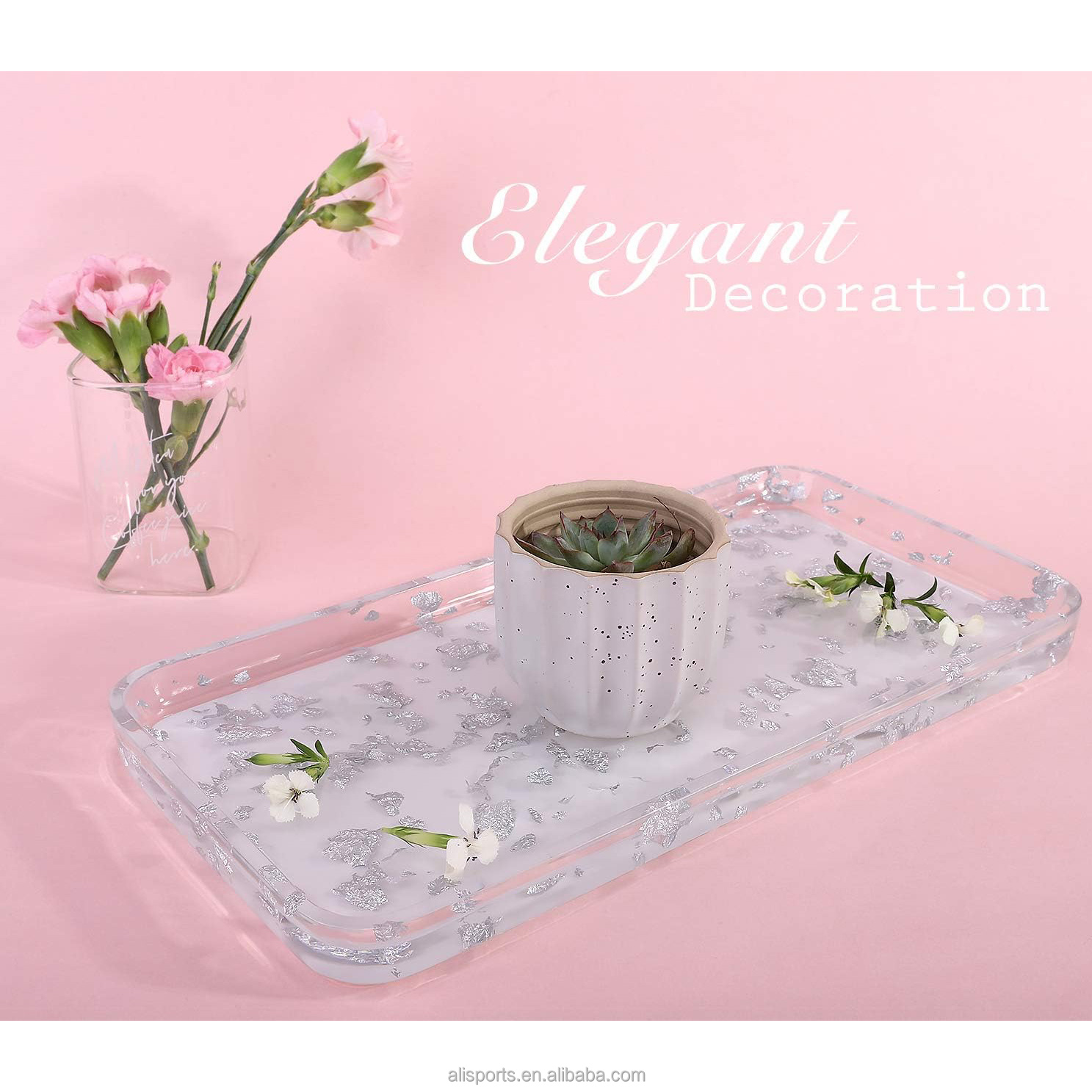 Gold Foil Silver Foil Nonslip Tray manufacturer