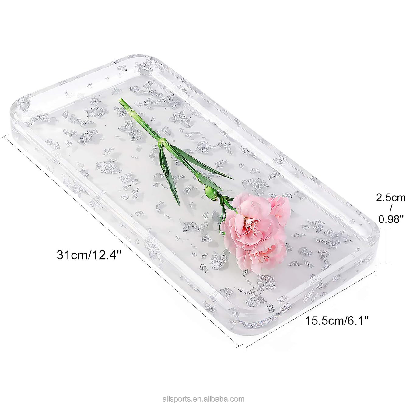 Gold Foil Silver Foil Nonslip Tray manufacturer