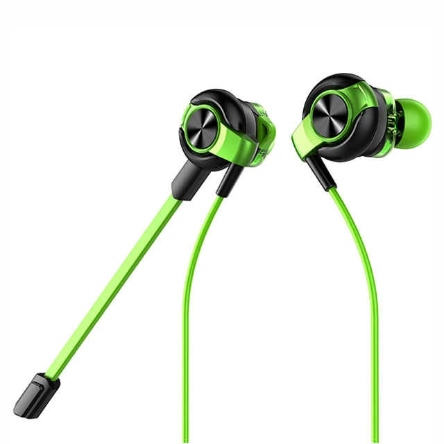 Earbuds Wired Dual Mic HiFi Stereo Super Bass 3.5mm Dual Drivers Gaming Earphones in-Ear Headphones for PC Laptop and Tablets