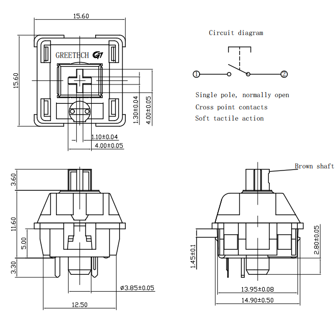 Unionwell keyboard switch