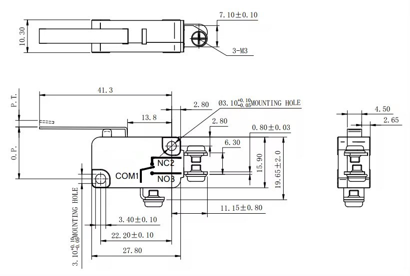 Unionwell micro switch for home application