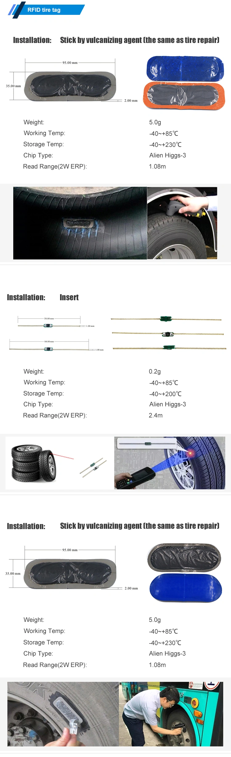 UHF tire tags