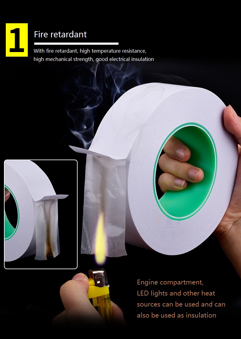 fireproof tape-fireproof double sided tape-flame retardant double sided tape