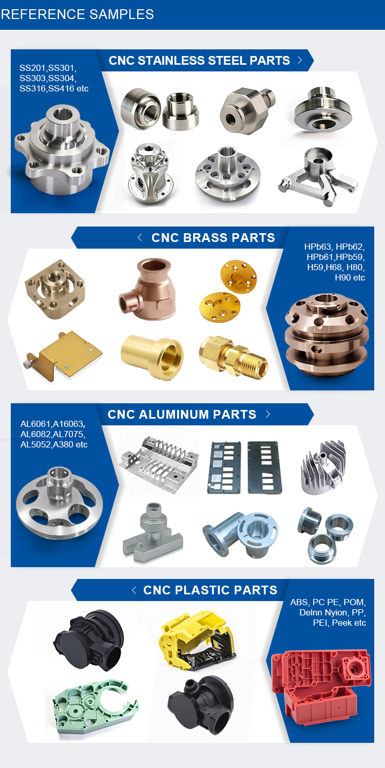 Custom CNC machining service precisely shape metals (aluminum, stainless steel) and plastics. Tailored to client needs, it's suitable for prototyping and production of all scales. Leveraging milling, turning, and grinding
