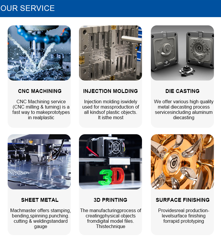 Custom CNC machining service precisely shape metals (aluminum, stainless steel) and plastics. Tailored to client needs, it's suitable for prototyping and production of all scales. Leveraging milling, turning, and grinding