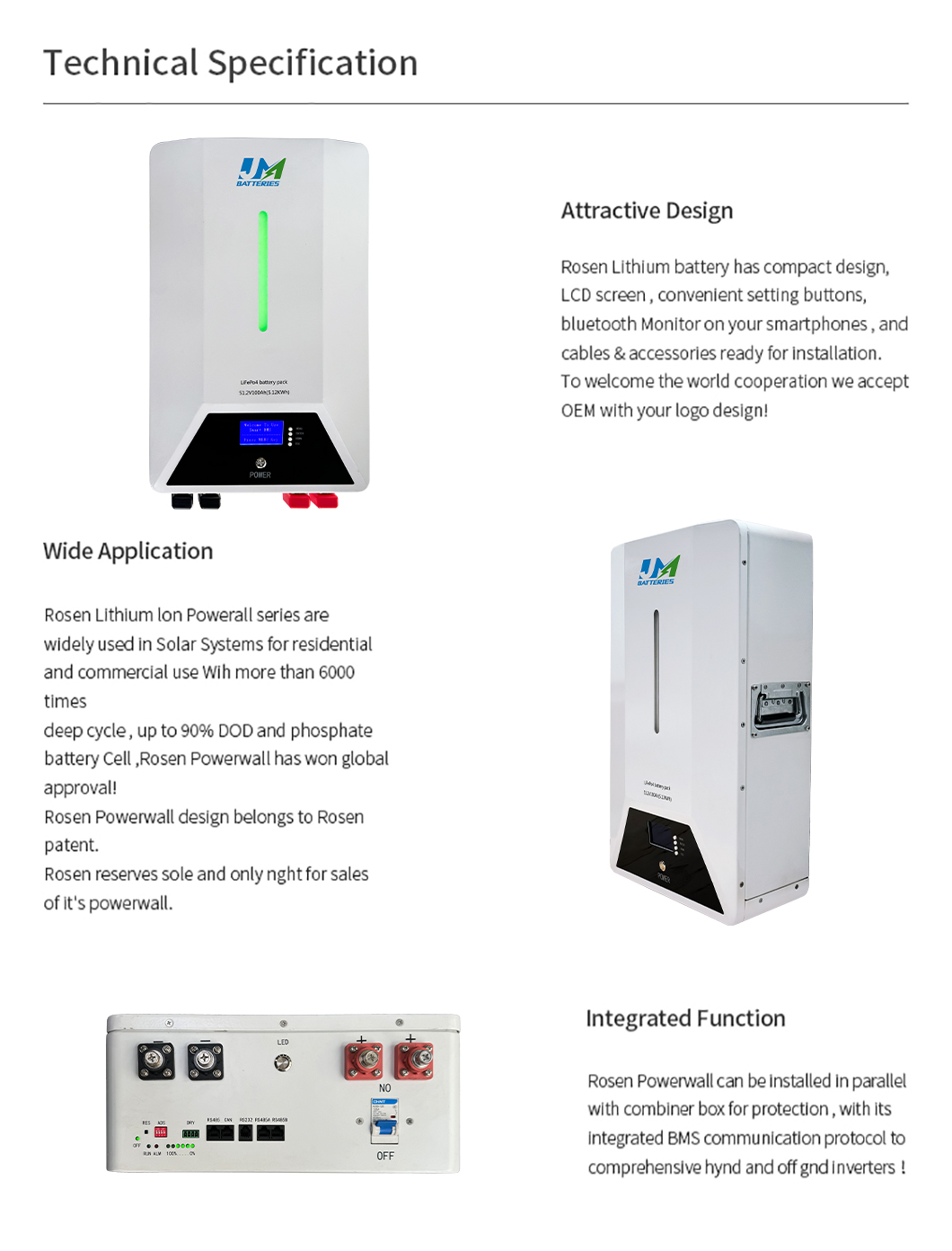 48V lithium-ion batteries​