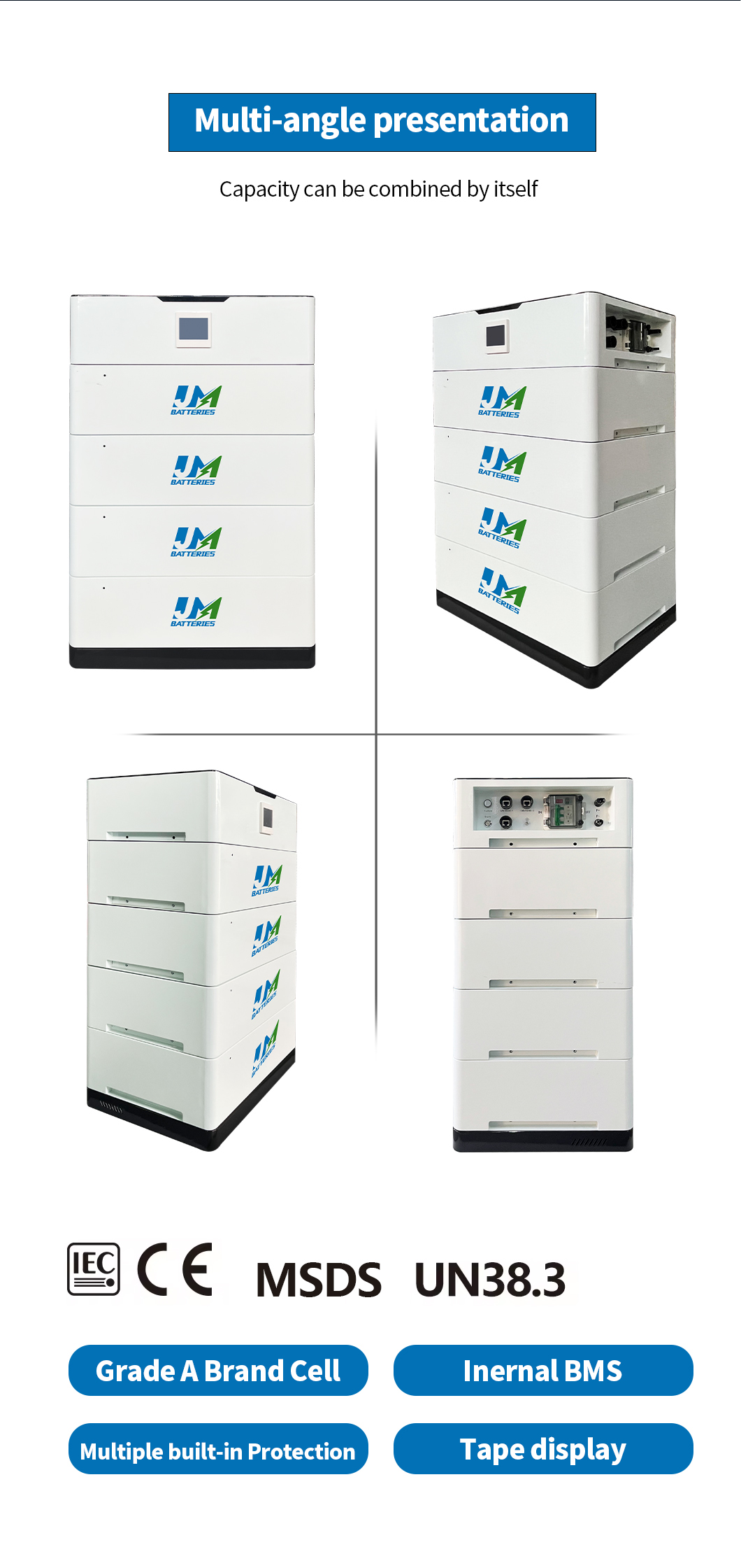100-Ah-Batterie und Wechselrichter