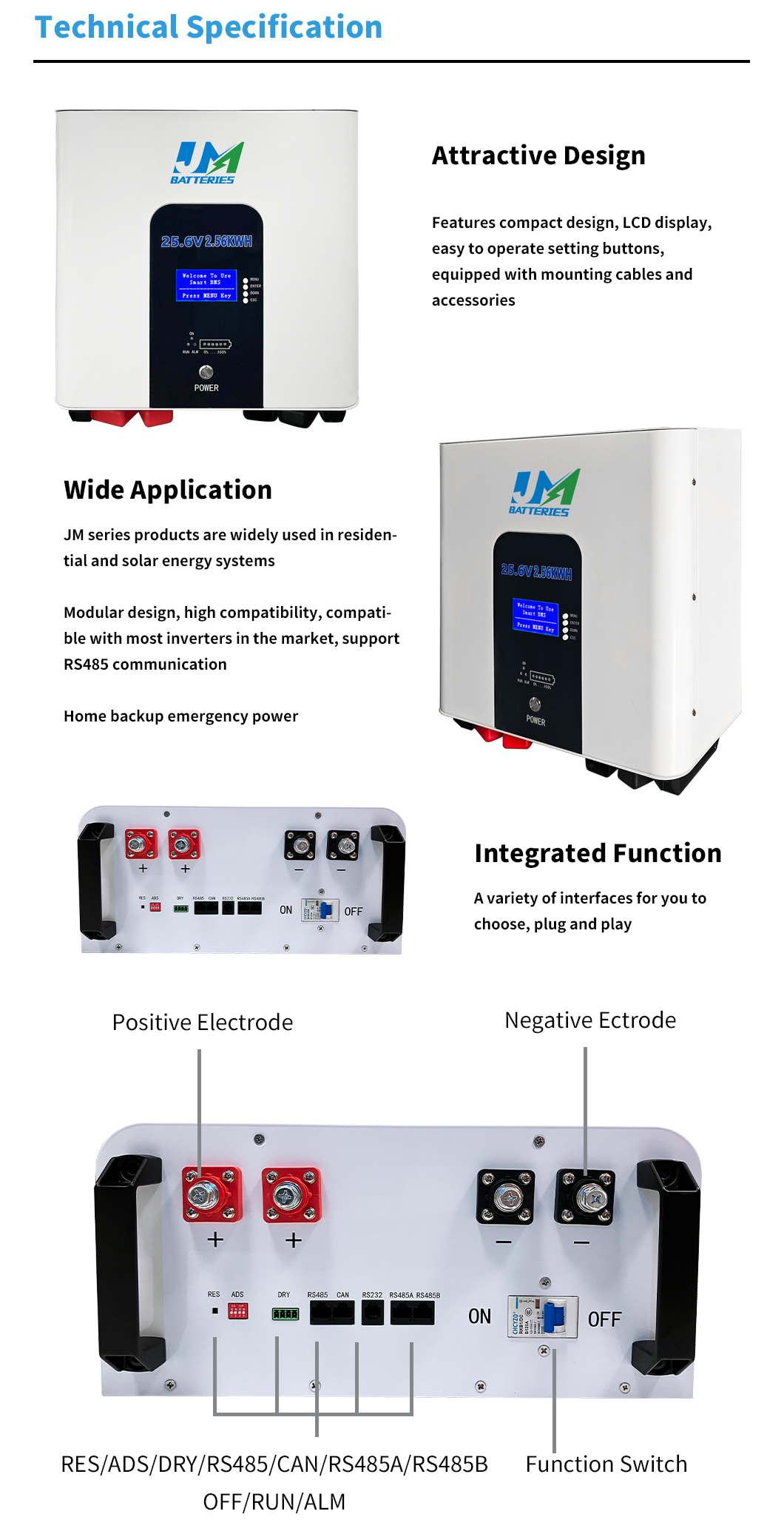 100Ah Home Energy Storage