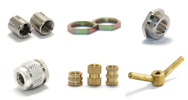 Customized brass components parts with nickel plated