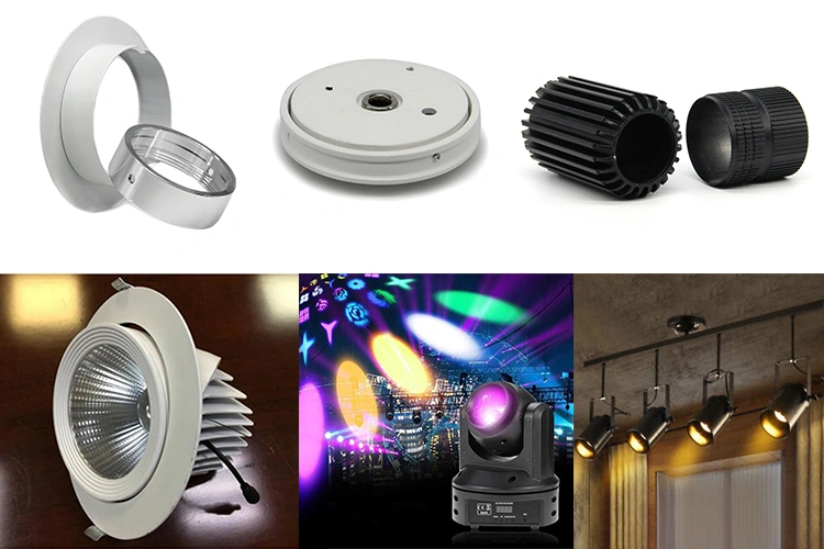 High Precision Custom Led Light spare Machined Parts Components for Spotlight