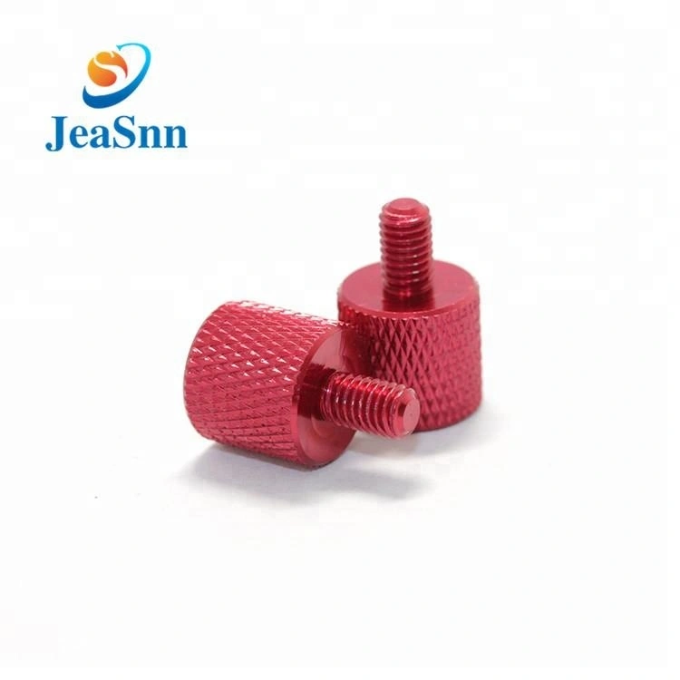 Wholesale Suppliers Online Motorcycle screws Knurled Anodized Aluminum Thumb Screw