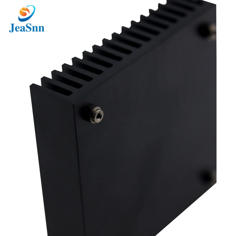 Custom mini small heatsink profile extrusion downlight heatsink cnc machining anodized square aluminum led heatsink