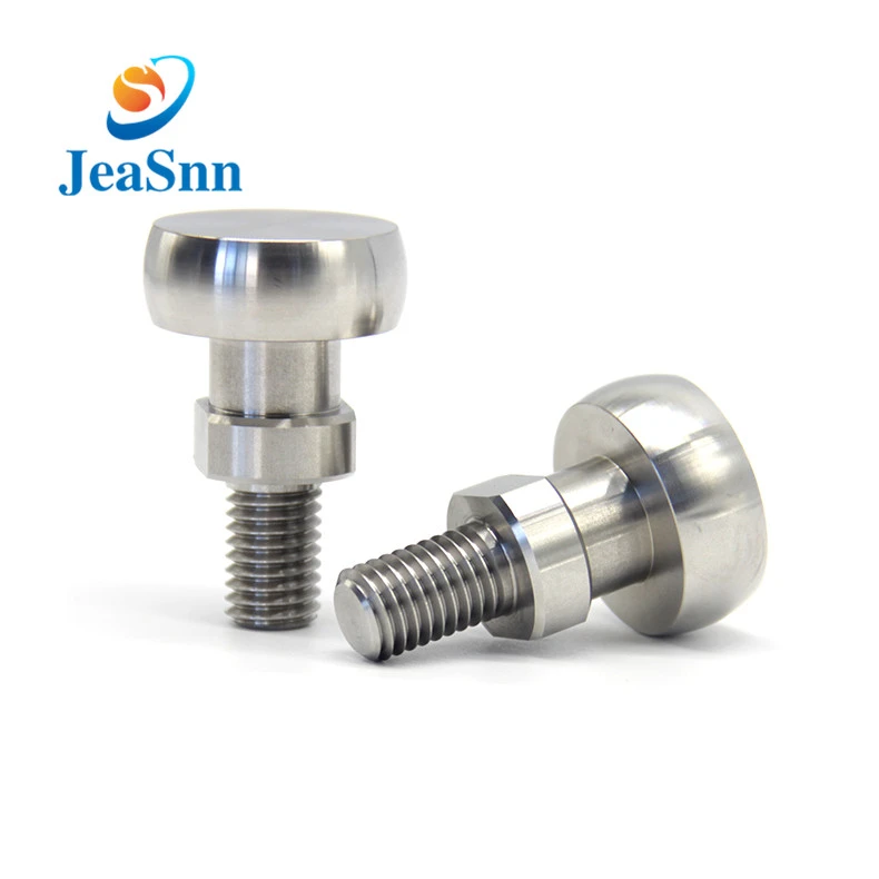 China custom precision 1/4-20 brass step screw m4 m6 m8 long stainless steel shoulder screws hex head socket shoulder screws