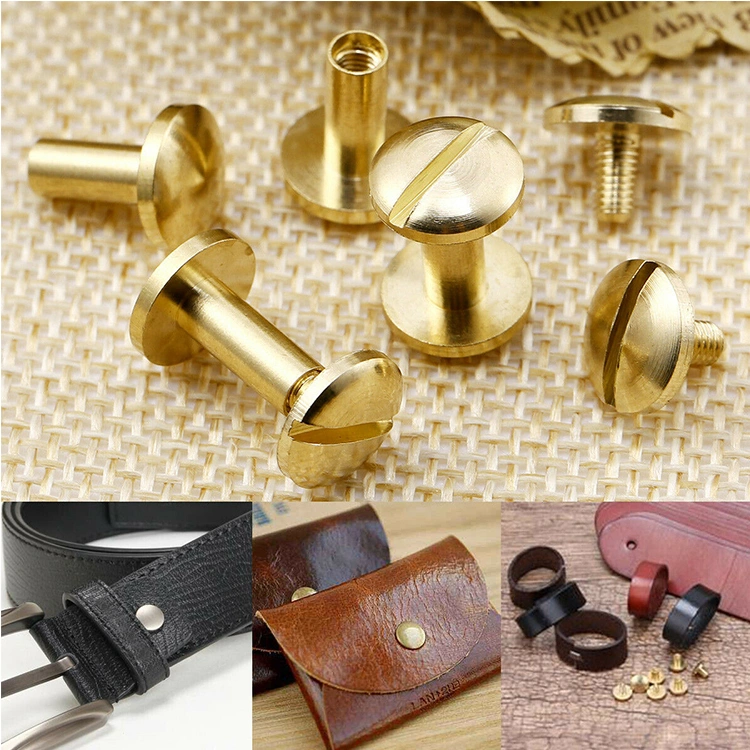 China wholesale Brass Male Female chicago screw custom m3 sex bolt chicago screw book binding post chicago screws