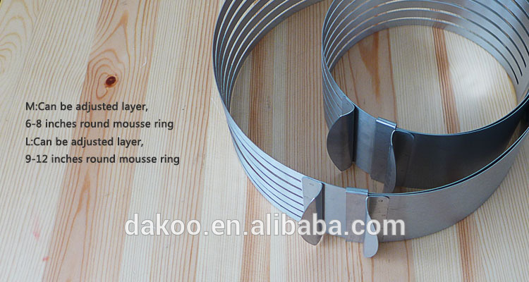 herramienta para pasteles DAKOO Mousse Ring 20100411-7, imagen 8