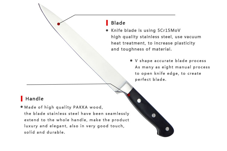 cuchillo de chef DAKOO KN152A08C, imagen 5